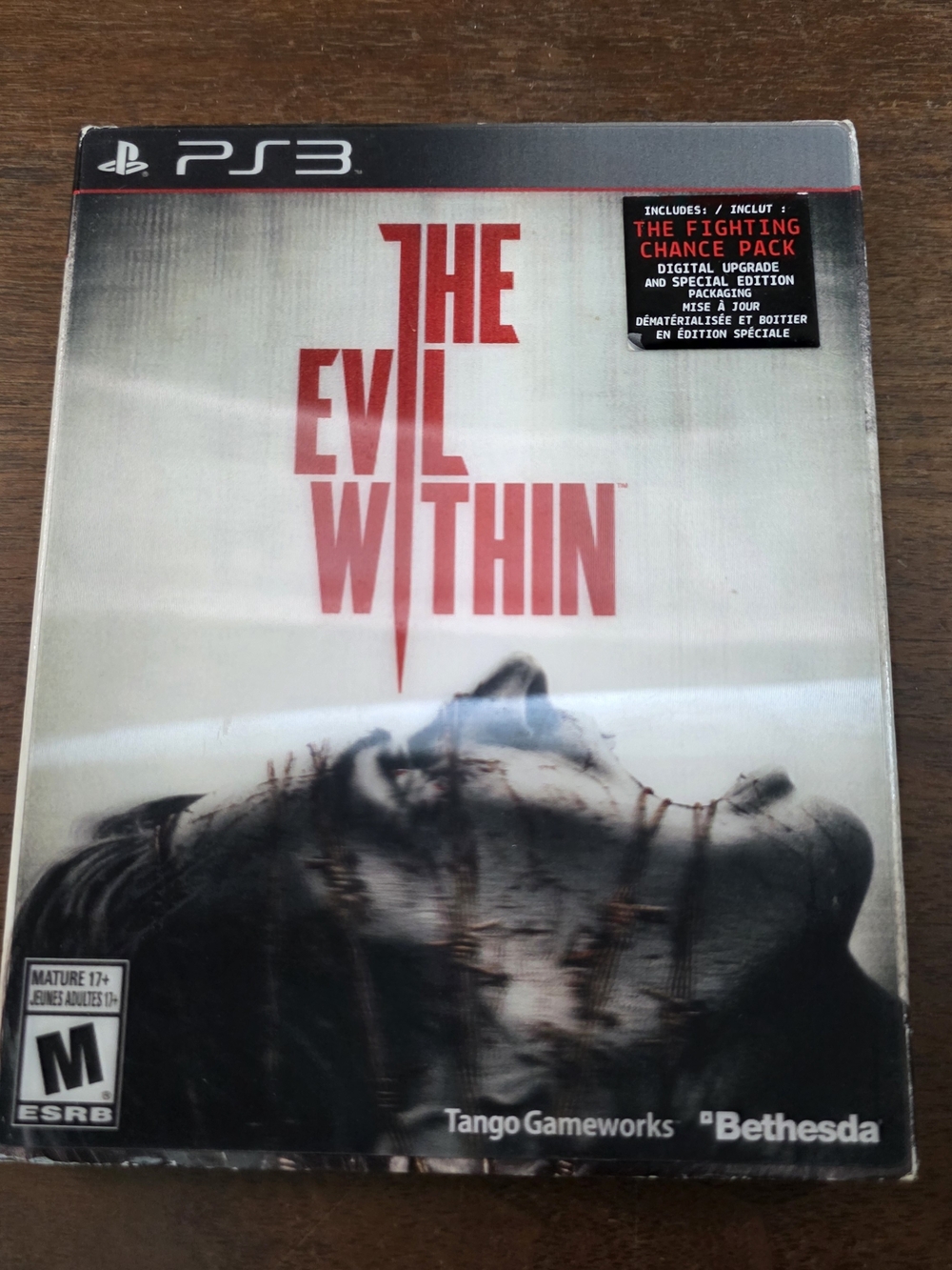Sony PS3 The Evil Within Game CIB with Holo slip cover